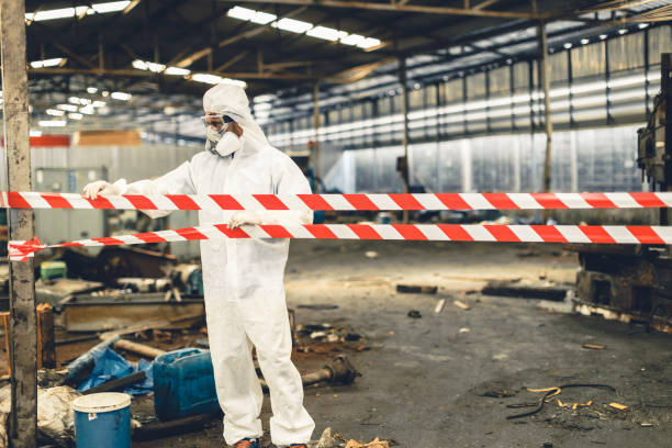 Professional Drug Lab Cleanup technician working in Maxwell, TX